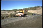 Arriving at Azalea Hill drop off point aboard Fred Wolf’s 1953 Chevrolet one ton stake side truck. 